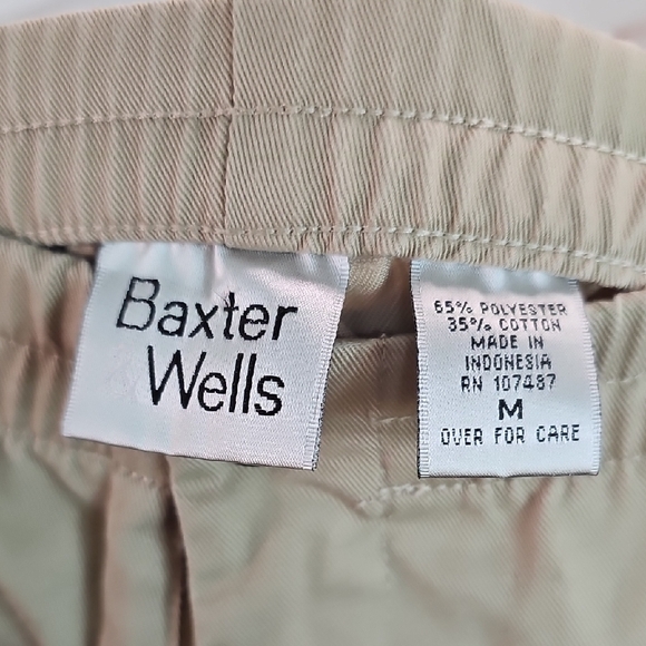 Tan Flat Front Bermuda Shorts - Picture 2 of 3